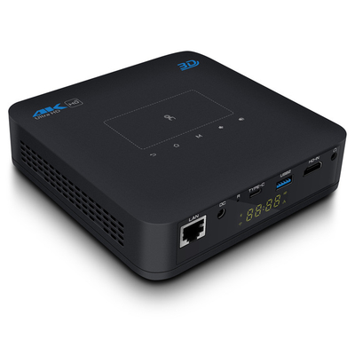 Đầu vào HDMI 300 Lumens Máy chiếu thông minh DLP BT 4.2 Tiêu điểm điện Android 9.0