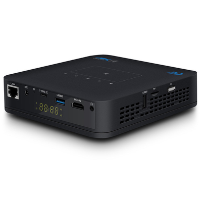 Đầu vào HDMI 300 Lumens Máy chiếu thông minh DLP BT 4.2 Tiêu điểm điện Android 9.0