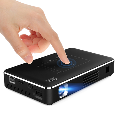Home Theater Portable DLP Smart Projector 4K Decoding Android 9.0 System Support Touch