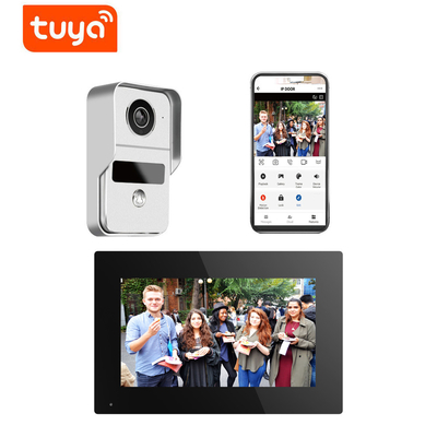 Chuông cửa video Wifi 1080p không dây 7 inch Mục nhập Camera có dây Tầm nhìn ban đêm