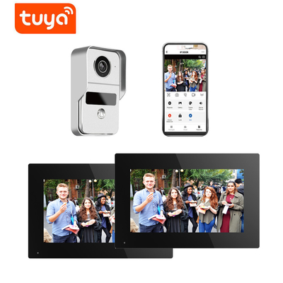 Điện thoại cửa video WIFI không dây Hệ thống liên lạc chuông cửa IP 1080P Camera có dây Tầm nhìn ban đêm
