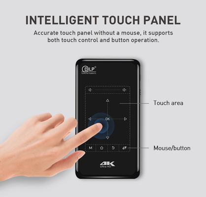 Máy chiếu video di động LCD Kích thước hình ảnh 30-120 inch cho màn hình rạp hát tại nhà