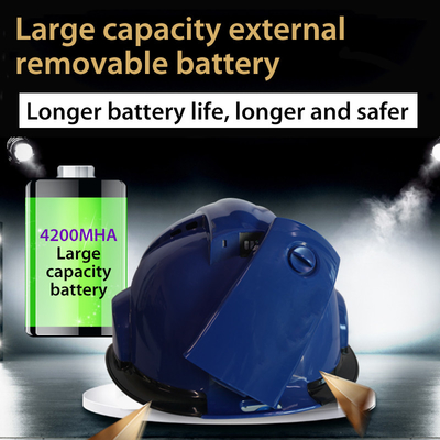 Hỗ trợ camera mũ bảo hiểm an toàn 4G 3G với thời gian ghi 7 giờ Pin 4200mAh