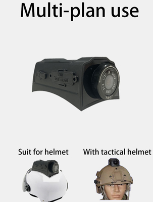 Camera mũ bảo hiểm chiến thuật 4G GPS Phát trực tiếp Camera mũ cứng