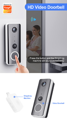Chuông cửa nhà thông minh phát hiện Pir với ống kính F2.0 tiêu cự 3 mm và điều khiển bằng giọng nói