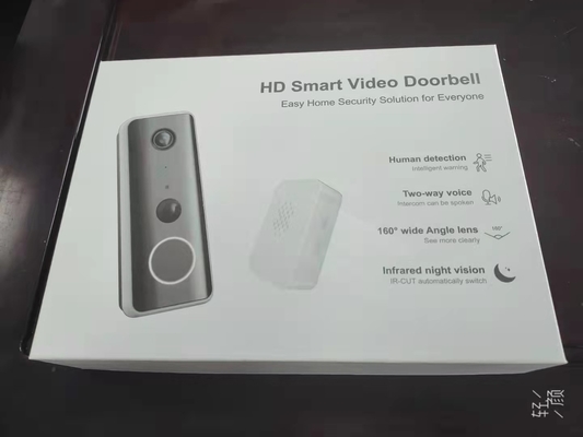 Chuông cửa có hình Night Vision WIFI Thời lượng pin 4 - 6 tháng Lưu trữ thẻ nhớ đám mây/Micro SD