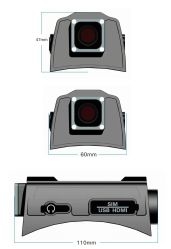 205g Camera mũ bảo mật di động 3G 4G Wifi 4000mAh Máy ghi hình mũ chiến thuật