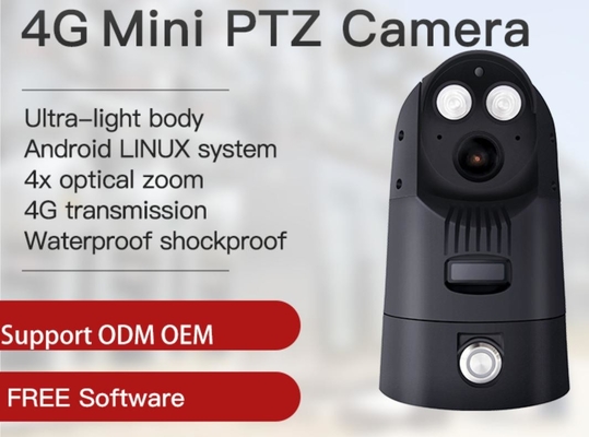 IP66 Camera mặc cơ thể 4g được xây dựng trong pin lithium