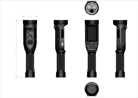 13 Mega Pixels Camera cảnh sát cơ thể tích hợp 3000mah pin và Android 12.0 hệ thống