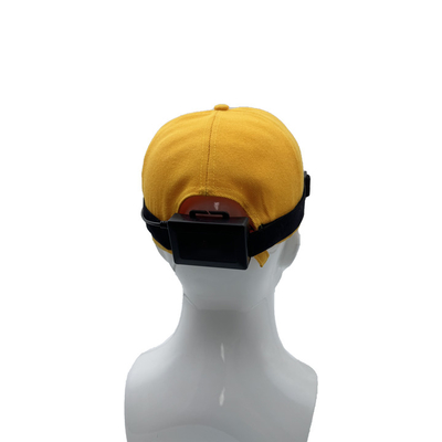 4G LED Hardhat Camera Streaming trực tiếp PTT GPS theo dõi cho Địa điểm xây dựng mỏ đường sắt