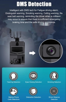 Sos App Control 4G Dashcam và GPS ADAS/DSM/BSD/PCW 4G DVR di động