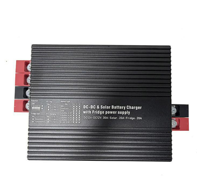 Bộ sạc tăng cường DC-DC 12V 30A MPPT năng lượng mặt trời 20A Bộ sạc tủ lạnh 20A Bộ điều khiển cho xe RV Xe thuyền