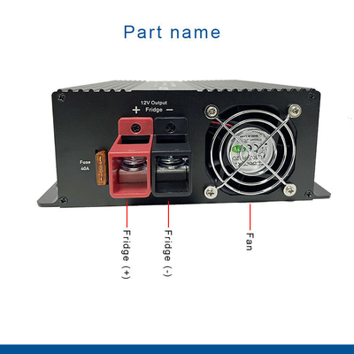 Bộ sạc tăng cường DC12V 30A đầu vào kép Bộ điều khiển bộ sạc năng lượng mặt trời với nguồn điện tủ lạnh
