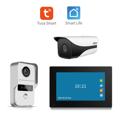 166° góc nhìn Tất cả Đen/Bạc WIFI Video Doorbell 8 Tháng Đứng bằng H.264 định dạng mã hóa