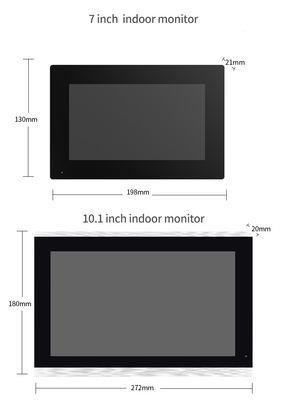 Tất cả màu đen WIFI Video chuông cửa với 166 ° góc nhìn rộng ghi thẻ SD và phát hiện chuyển động