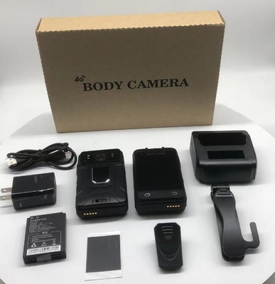 4G LTE WiFi GPS 64 Bit Quad Core Camera mặc cơ thể với đèn phía sau đèn báo động và thẻ nhớ 64G