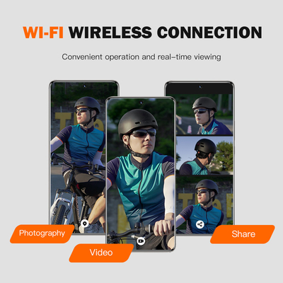 Máy ảnh mũ an toàn 720P với IP67 chống nước và nhiệt độ hoạt động đến 70 độ C