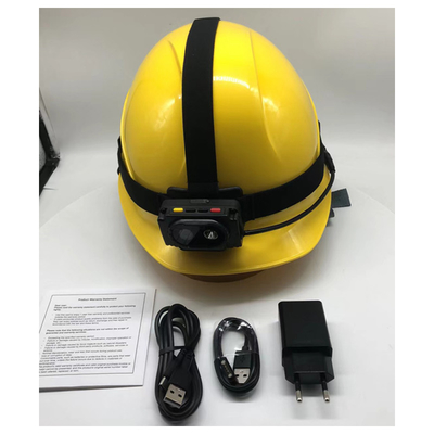 Đèn LED Hardhat Camera an ninh với góc rộng 120 ° và chụp ảnh hỗ trợ laser