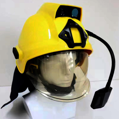 802.11b/g Protocol Firefighter Rescue Helmet Thermal Imaging Sensor Với thẻ TF 64GB Và dung lượng lưu trữ