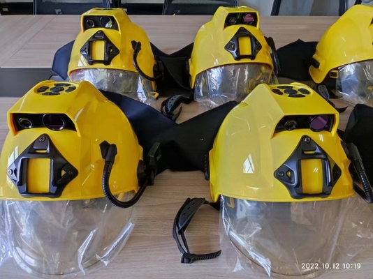 802.11b/g Protocol Firefighter Rescue Helmet Thermal Imaging Sensor Với thẻ TF 64GB Và dung lượng lưu trữ