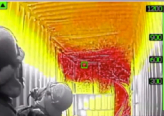 Máy ảnh xây dựng chống cháy ABS với tầm nhìn ban đêm 10M và mặt nạ chống nhiệt
