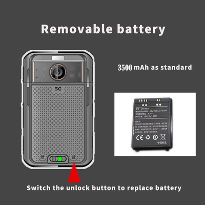 5G 4G 110 độ Camera cảnh sát mặc với 13MP Night Vision 1080P Android 10.0 System