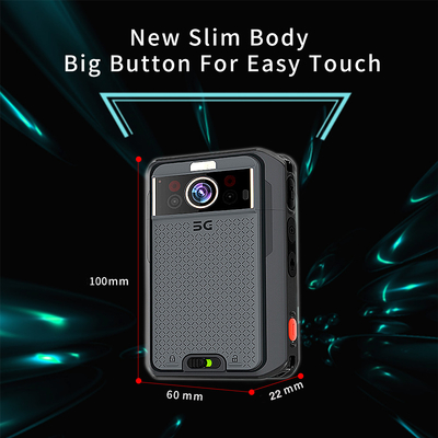 Camera cơ thể cảnh sát 5G với góc camera 110 độ và mã hóa video H.264