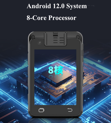 Máy ảnh mặc của cảnh sát 4G Bluetooth với ghi âm / ghi hình định nghĩa