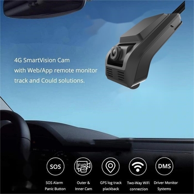 1080P 4G Dash Cam với ADAS DMS tất cả trong một Parking giám sát cho quản lý đội xe