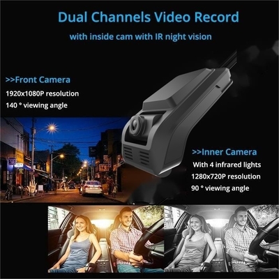 1080P 4G Dash Cam với ADAS DMS tất cả trong một Parking giám sát cho quản lý đội xe
