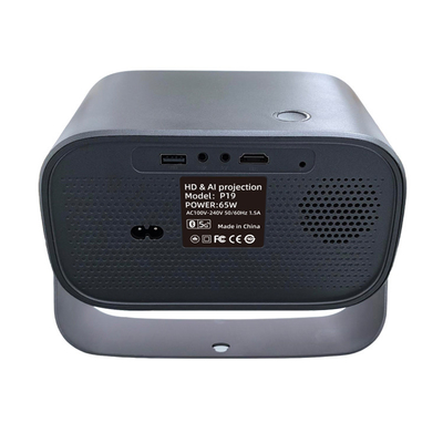 Máy chiếu di động nhỏ với WiFi6 2.4G/5G 802.11a/b/g/n/ac/ax GPU ARM Mali-450 MP2 GPU 720P LCD Projection Technology