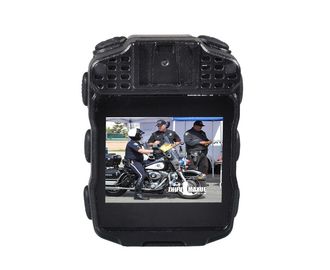 Máy ảnh cơ thể cảnh sát chống nước 1080 P Màn hình TFT 2 inch 135 độ Góc rộng