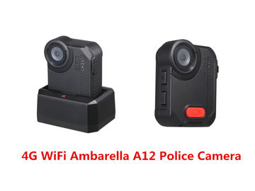 Máy ảnh đeo tay cảnh sát bền 160 ° Góc nhìn hiện trường Chipset Ambarella A12 LA55