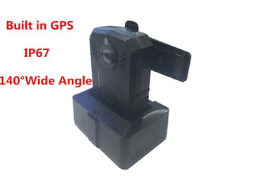 Máy ghi hình cảnh sát bền bỉ Ambarella A7 2900 MAH Lithium GPS được hỗ trợ