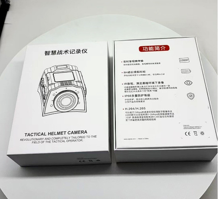 Camera bảo vệ an ninh chiến thuật Cáp Ethernet RJ45 với tốc độ bit video 256kbps-8Mbps và hỗ trợ GB28181