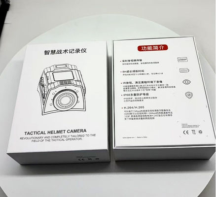 Máy ảnh mũ với độ phân giải mã hóa video 1920X1080 30P và phạm vi nhiệt độ rộng
