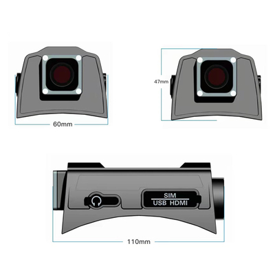 Hỗ trợ 16G / 32G / 64G / 128G Hệ thống giám sát chiến thuật thực thi pháp luật -20 C đến 60 C với thẻ TF 64GB