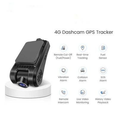 Hộp đen xe 4G Dashcam GPS Tracker với 2 chiều nói chuyện và hệ thống hỗ trợ lái xe nâng cao 4GB DDR 512GB Bộ nhớ