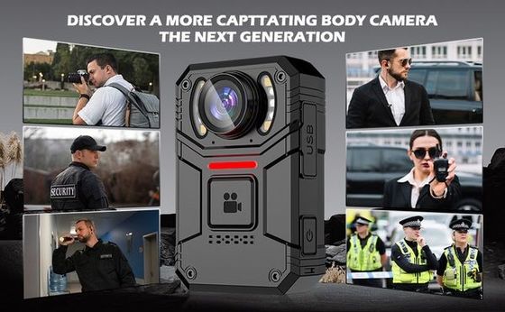 High Definition 4K Full HD Portable Bodycam Mini Camera với màn hình 2 inch và pin 2500 Mah