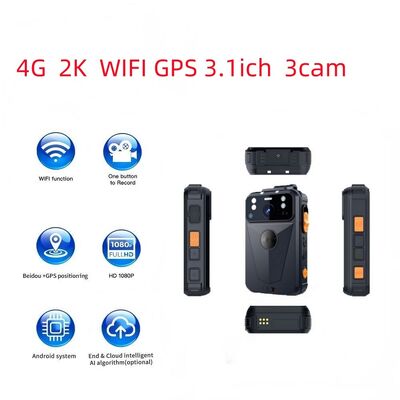 Camera đeo người 4G WiFi Live Stream GPS Tracking PTT Intercom