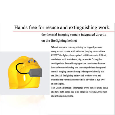 Mũ bảo hiểm chữa cháy ảnh nhiệt Camera hồng ngoại