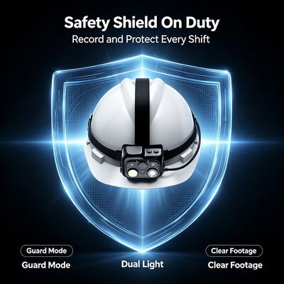 Máy ảnh mũ bảo vệ có màn hình cảm ứng IPS 2 inch và Máy ảnh chính nhìn vào ban đêm vì hình ảnh cao cấp