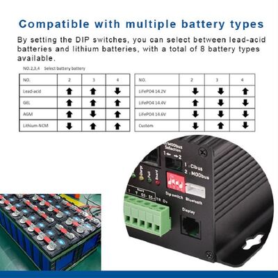Bộ sạc pin mặt trời 12V 30A 60A DC-DC Cibus Modbus Canbus