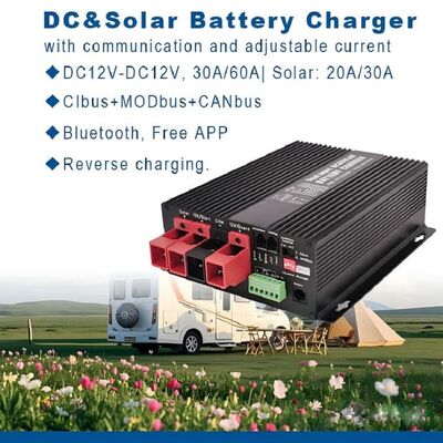 Bộ sạc pin mặt trời 12V 30A 60A DC-DC Cibus Modbus Canbus