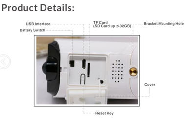 Camera an ninh không dây Wifi được cung cấp pin Hỗ trợ độ phân giải HD 960P Tầm nhìn ban đêm
