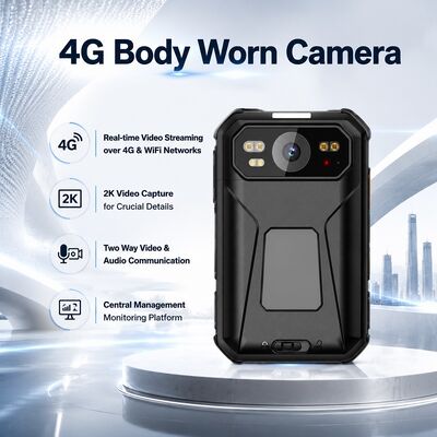 Máy ảnh đeo người phát trực tiếp WiFi 4G B28 Rtsp Rtmp Onvif
