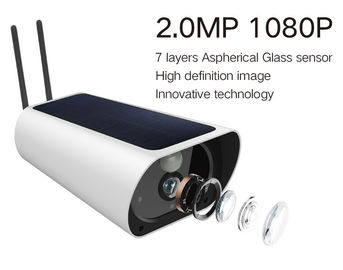 Camera giám sát ngoài trời 3 / 4G HD năng lượng mặt trời HD hỗ trợ tia hồng ngoại 850nm Thẻ TF 64GB