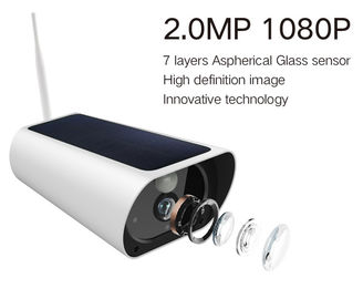 Khoảng cách ban đêm Máy ảnh an ninh Wifi IR Ray 850nm Pin năng lượng mặt trời Cảm biến COMS 1080P