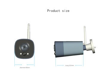 Mạng Wifi 802.11b / G / N Camera an ninh tầm nhìn ban đêm PIR Phát hiện cơ thể Đánh thức