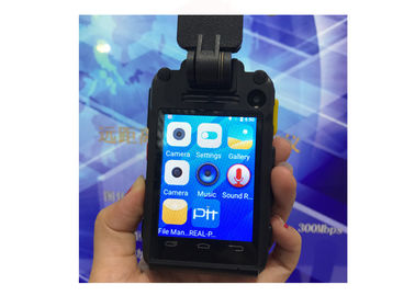 Camera 4G Police Body Worn / Màn hình 2,8 inch Chống nước IP66 Camera an ninh Wifi 140 độ Góc